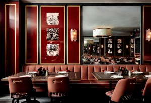 The dining room at Crazy Pizza
