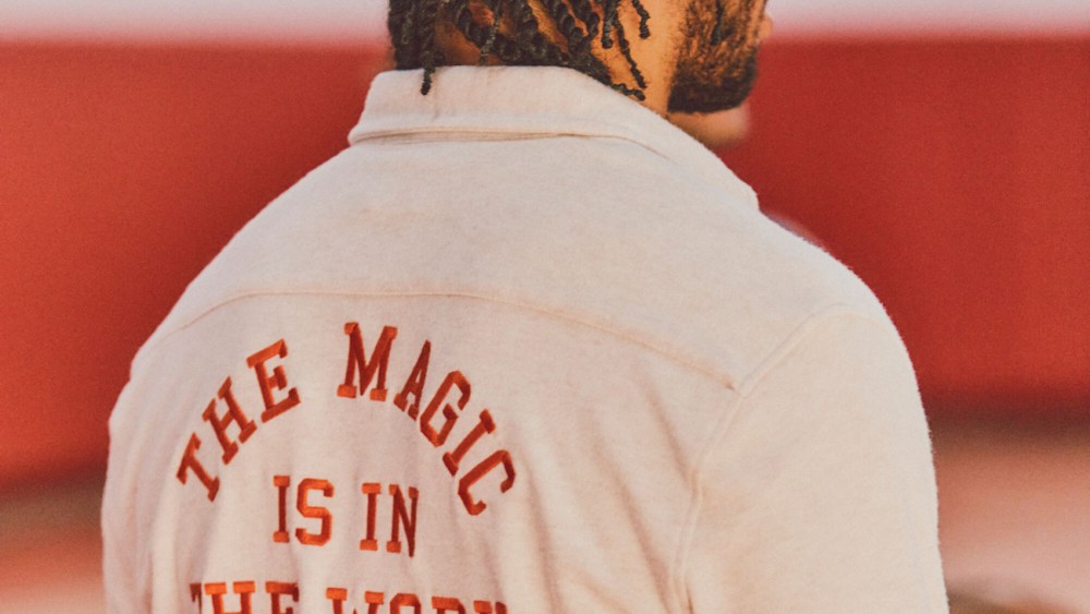Jalen Brunson in a piece from the Faherty capsule.