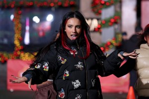 NEW YORK, NEW YORK - NOVEMBER 26: Kylie Cantrall performs during 2024 Macy's Thanksgiving Day Parade Rehearsals - Day 2 at Macy's Herald Square on November 26, 2024 in New York City.  (Photo by Michael Loccisano/Getty Images)