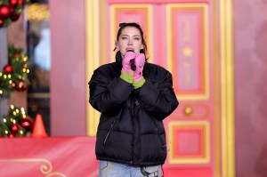 NEW YORK, NEW YORK - NOVEMBER 26: Bishop Briggs performs during 2024 Macy's Thanksgiving Day Parade Rehearsals - Day 2 at Macy's Herald Square on November 26, 2024 in New York City.  (Photo by Michael Loccisano/Getty Images)