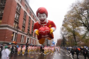 NEW YORK, NEW YORK - NOVEMBER 28: 2024 Macy's Thanksgiving Day Parade on November 28, 2024 in New York City. (Photo by Theo Wargo/Getty Images)