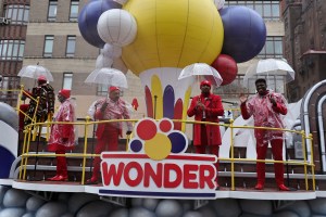 NEW YORK, NEW YORK - NOVEMBER 28: 2024 Macy's Thanksgiving Day Parade on November 28, 2024 in New York City. (Photo by Theo Wargo/Getty Images)
