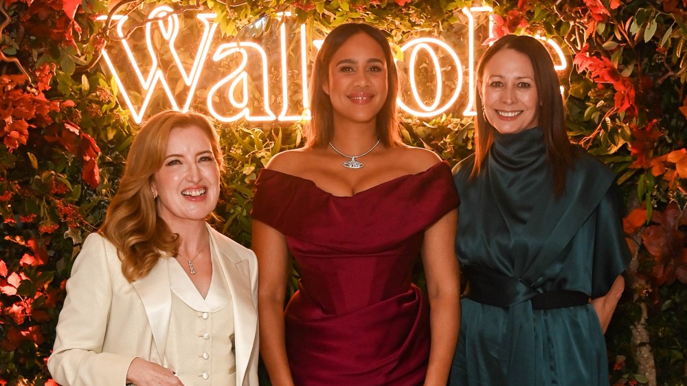 Helen Brocklebank, Zawe Ashton and Caroline Rush at the Walpole British Luxury Awards in 2024.