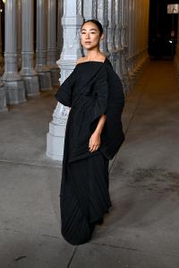 Greta Lee at the 2024 LACMA Art+Film Gala held at the Los Angeles County Museum of Art on November 02, 2024 in Los Angeles, California.