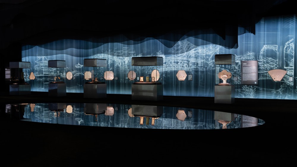 Inside the "Cartier, The Power of Magic" exhibition at Shanghai Museum.