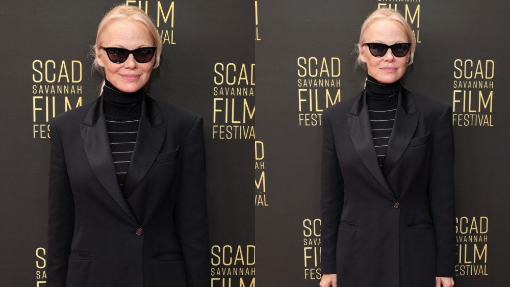 Pamela Anderson attends the 2024 SCAD Savannah Film Festival on Nov. 2 in Georgia.