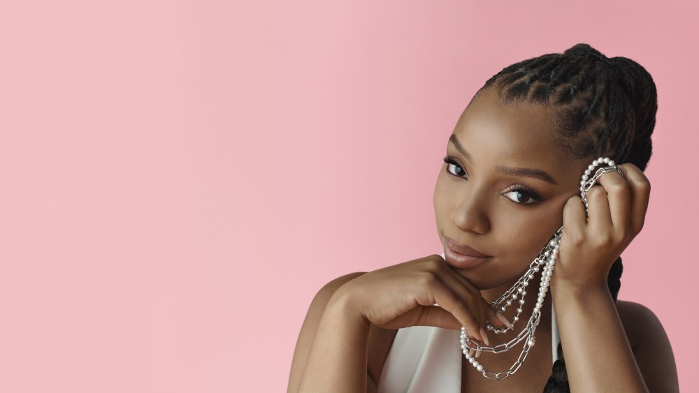Chloe Bailey is one of the stars of Pandora's 2024 holiday campaign, alongside ambassadors Halle Bailey and Pamela Anderson.