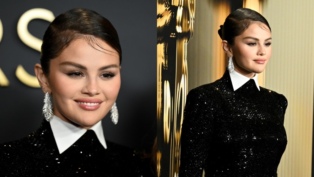 Selena Gomez at the 2024 Governors Awards on Nov. 17 in Los Angeles, red carpet, Ralph Lauren