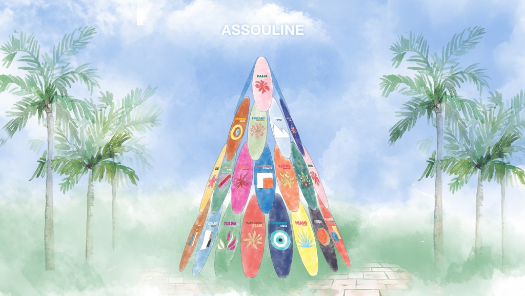 Assouline to Design 2024 Holiday Surfboard Tree at The Royal Poinciana Plaza in Palm Beach