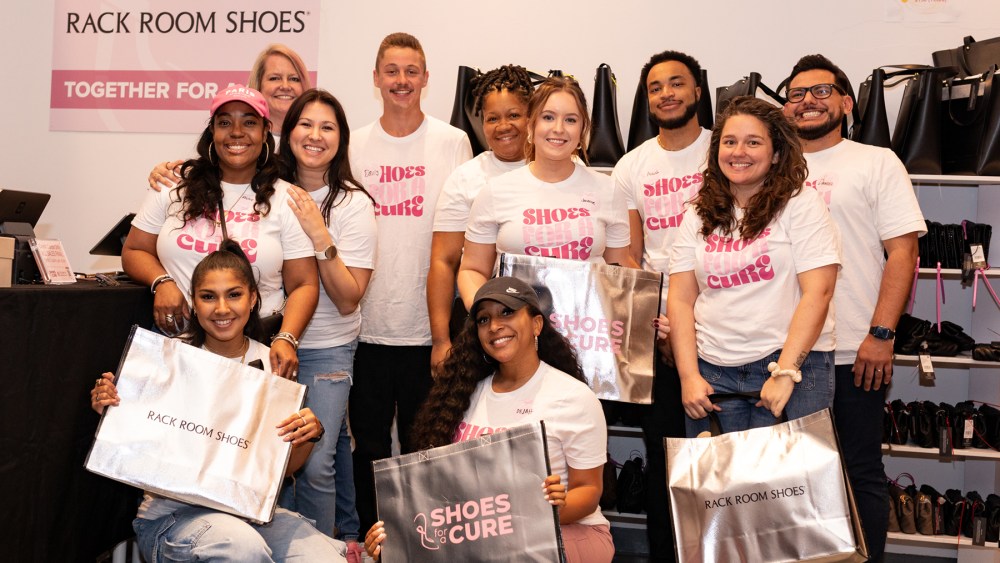 Rack Room, Shoes for a Cure, breast cancer research
