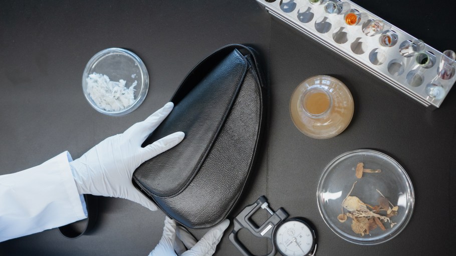 TômTex’s proprietary, 100 percent naturally biodegradable materials, including the Series WS, made from shell seafood waste, and the Series M, made from mushrooms.
