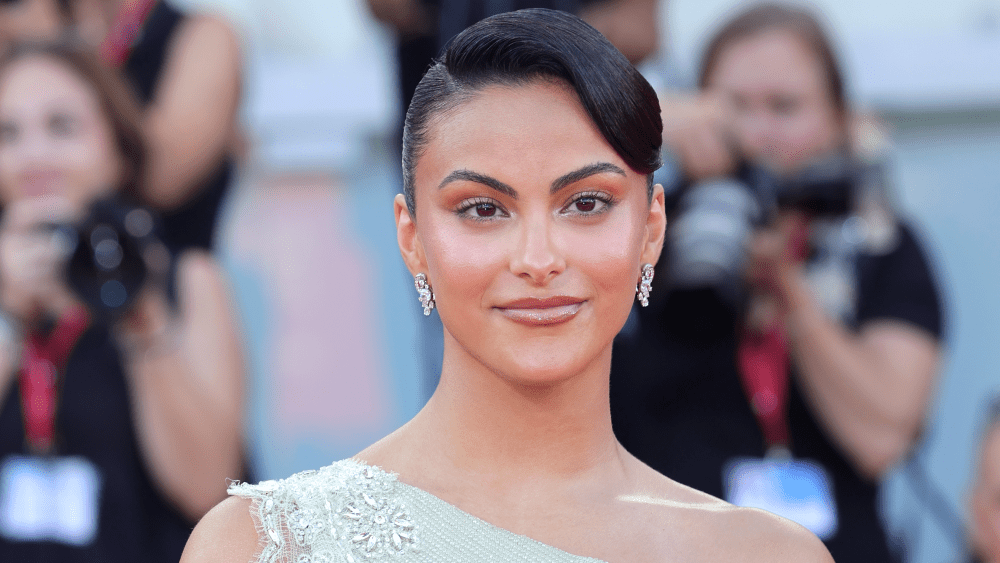 Camila Mendes on the red carpet of the 81st Venice International Film Festival.