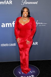 LAS VEGAS, NEVADA - NOVEMBER 22: Amber Riley attends amfAR Las Vegas Presented By Paramount at Wynn Las Vegas on November 22, 2024 in Las Vegas, Nevada. (Photo by Ethan Miller/Getty Images for amfAR)