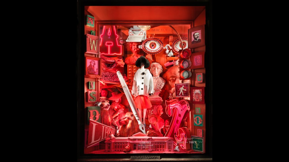 Bergdorf Holiday Window 2024
