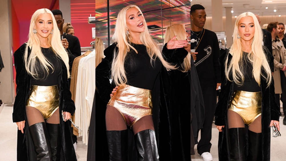 Christina Aguilera, H&M, Times Square, store, new york city