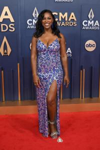 Janine Rubenstein at The 58th Annual CMA Awards at Bridgestone Arena on November 20, 2024 in Nashville, Tennessee.