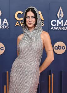 Kassi Ashton at The 58th Annual CMA Awards at Bridgestone Arena on November 20, 2024 in Nashville, Tennessee.