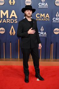 Jackson Dean at The 58th Annual CMA Awards at Bridgestone Arena on November 20, 2024 in Nashville, Tennessee.