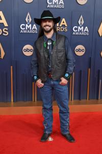 Ian Munsick at The 58th Annual CMA Awards at Bridgestone Arena on November 20, 2024 in Nashville, Tennessee.