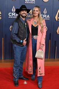 Ian Munsick, Caroline Munsick at The 58th Annual CMA Awards at Bridgestone Arena on November 20, 2024 in Nashville, Tennessee.