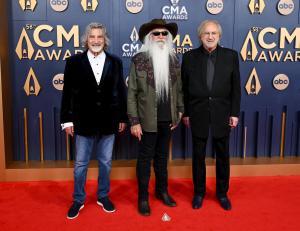 Richard Sterban, William Lee Golden, Duane Allen of The Oak Ridge Boys at The 58th Annual CMA Awards at Bridgestone Arena on November 20, 2024 in Nashville, Tennessee.