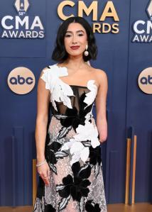 April Lockhart at The 58th Annual CMA Awards at Bridgestone Arena on November 20, 2024 in Nashville, Tennessee.