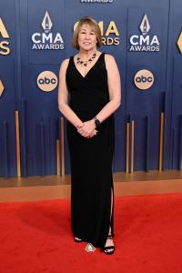 Sarah Trahern at The 58th Annual CMA Awards at Bridgestone Arena on November 20, 2024 in Nashville, Tennessee.