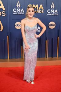 Maddie Font at The 58th Annual CMA Awards at Bridgestone Arena on November 20, 2024 in Nashville, Tennessee.