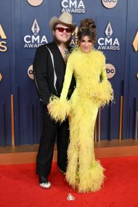 Marcus King, Briley King at The 58th Annual CMA Awards at Bridgestone Arena on November 20, 2024 in Nashville, Tennessee.