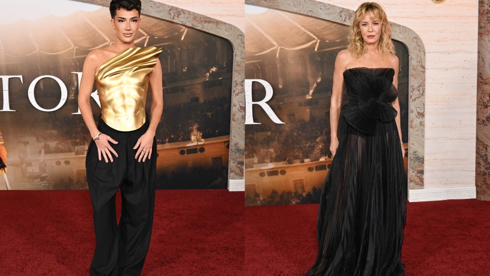 James Charles, Connie Nielsen, Gladiator II, premiere, red carpet
