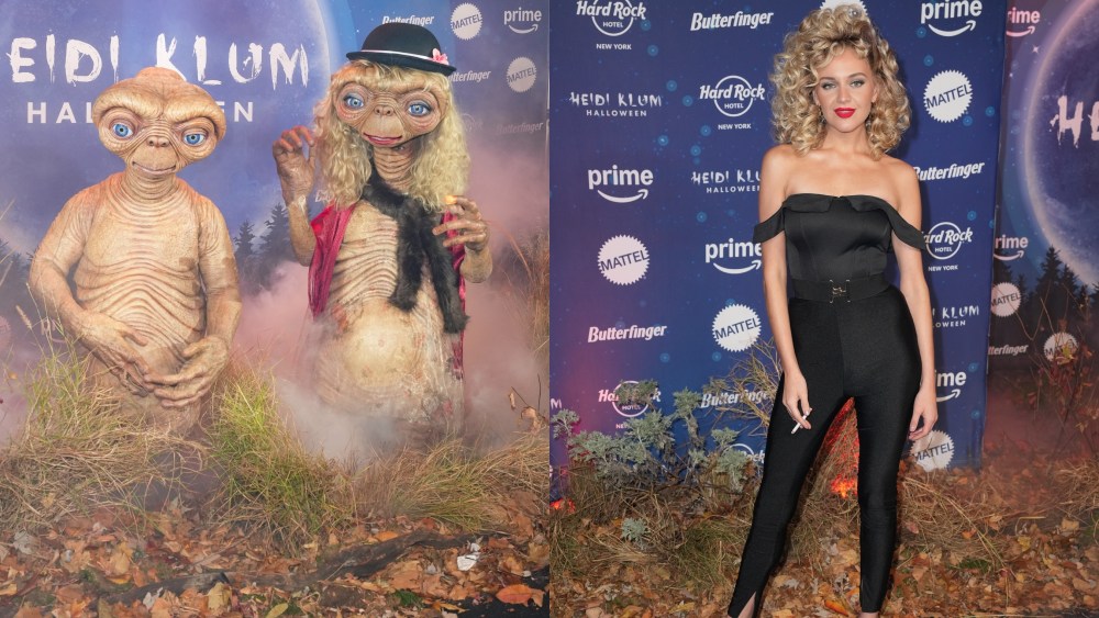Tom Kaulitz, Heidi Klum, Kelsea Ballerini, E.T. the Extra-Terrestrial, Grease, Olivia Newton-John, Halloween