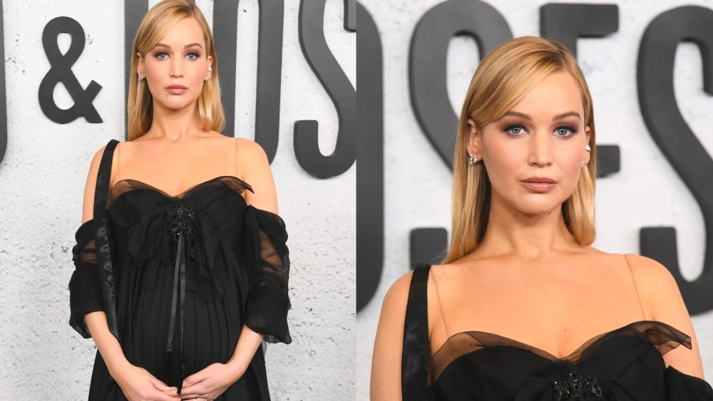 Jennifer Lawrence, Christian Lacroix, 'Bread & Roses,' New York City, premiere