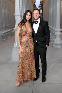 Reya Benitez and Justin Lubliner at 2024 LACMA Art+Film Gala at the Los Angeles County Museum of Art on November 2, 2024 in Los Angeles, California.