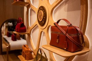 A look at the Loro Piana holiday windows at Harrods.
