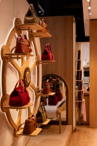 A look at the Loro Piana holiday windows at Harrods.