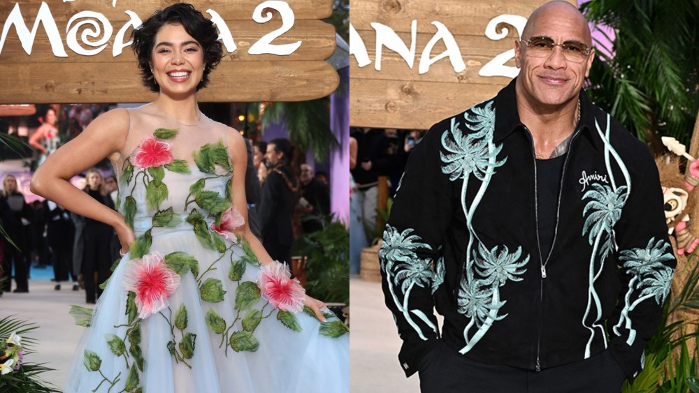 Auliʻi Cravalho, Oscar de la Renta, Dwayne Johnson, Moana 2, premiere, London