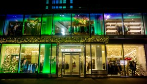 A look at Nordstroms holiday displays for 2024 in New York.