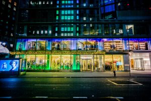 A look at Nordstroms holiday displays for 2024 in New York.