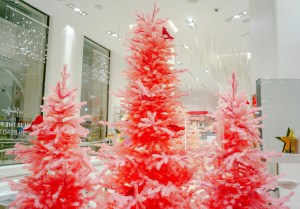 A look at Nordstroms holiday displays for 2024 in New York.