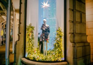 A look at Nordstroms holiday displays for 2024 in New York.