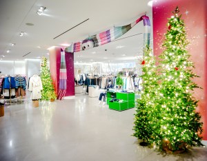 A look at Nordstroms holiday displays for 2024 in New York.