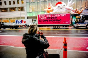 A look at Nordstroms holiday displays for 2024 in New York.