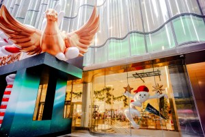A look at Nordstroms holiday displays for 2024 in New York.