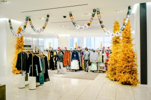 A look at Nordstroms holiday displays for 2024 in New York.