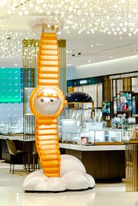 A look at Nordstroms holiday displays for 2024 in New York.