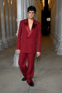 Omar Apollo at the 2024 LACMA Art+Film Gala held at the Los Angeles County Museum of Art on November 02, 2024 in Los Angeles, California.