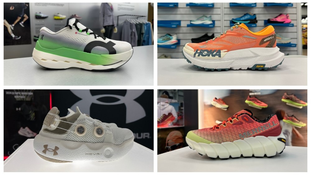 On Cloudboom Max, Hoka Mafate X, Merrell Adapt Matryx, Under Armour x Speedland Infinite Mega, TRE, The Running Event, running