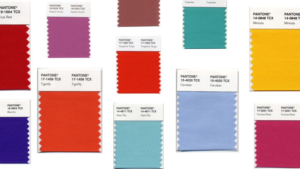 Pantone Color of the Year, Through the Years