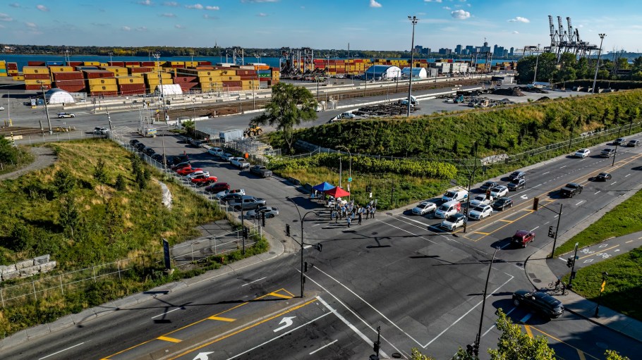 "Each container that is not moved here in Montreal is a missing piece in the Canadian economy," said Montreal Port Authority CEO Julie Gascon said. "Today, the lockout affects the logistics chain. Tomorrow, it'll be the factories. After that, it'll be the retailers."
