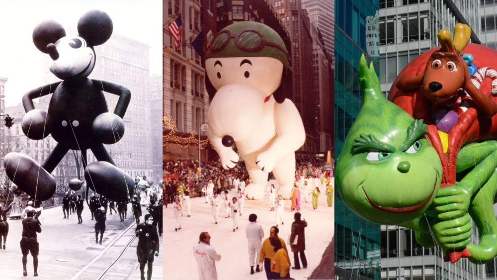 Macy's Thanksgiving Day Parade balloons through the years.